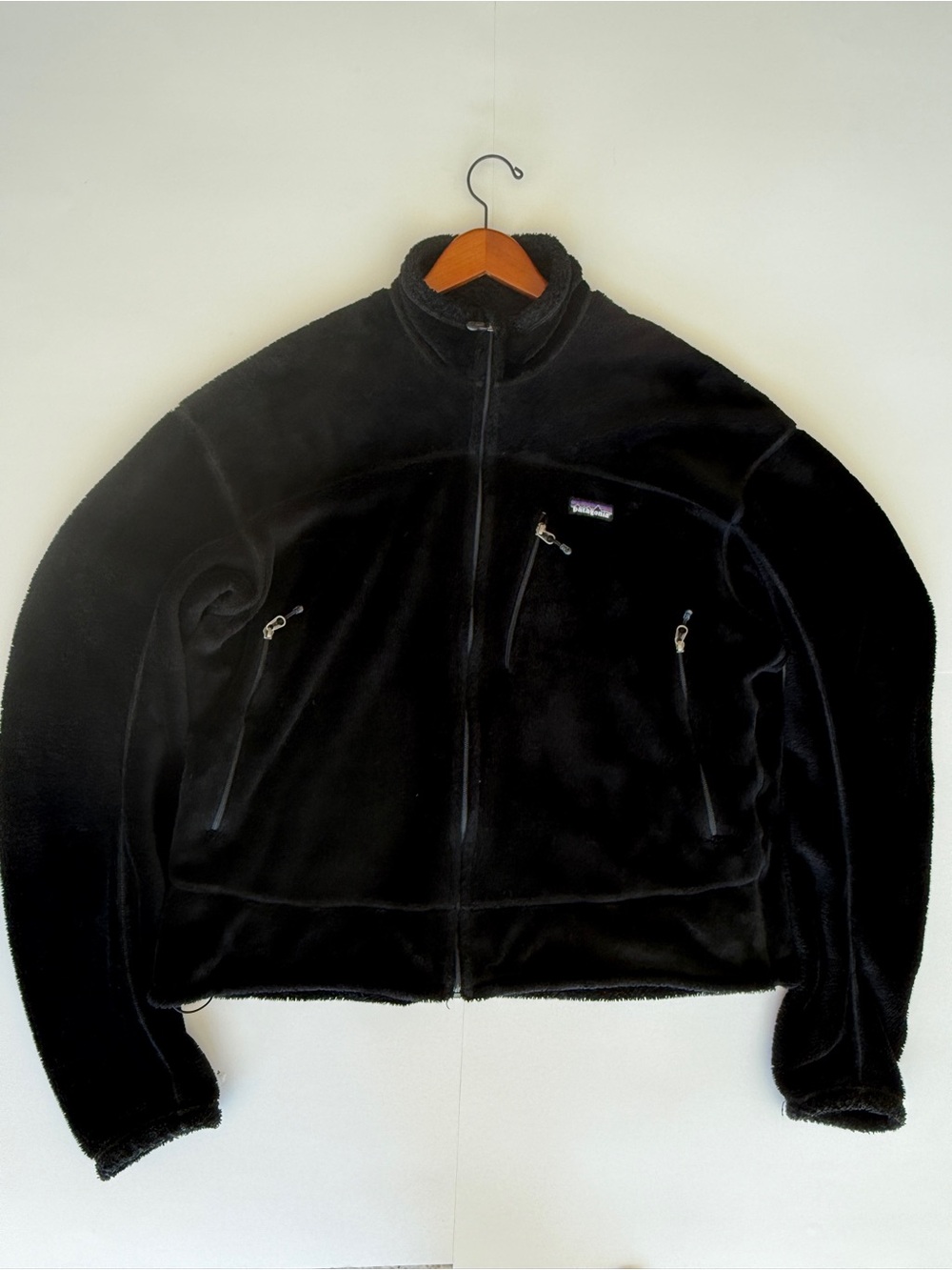 Vintage Patagonia R4 Regulator Fleece Jacket Black BOB Men’s XL Windproof 36101